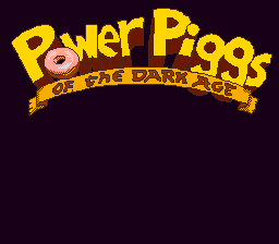 Power Piggs of the Dark Age (Europe) (Beta) Title Screen